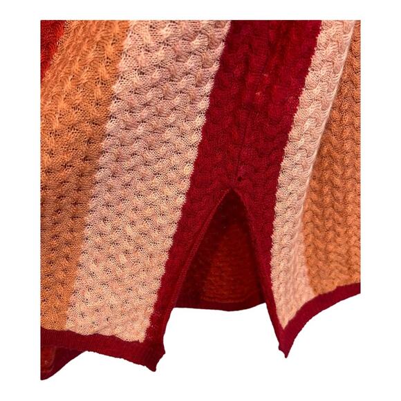 Soft Surroundings Wool Blend Abril Stripe Sweater Textured Pullover Top sweater - Picture 4 of 12